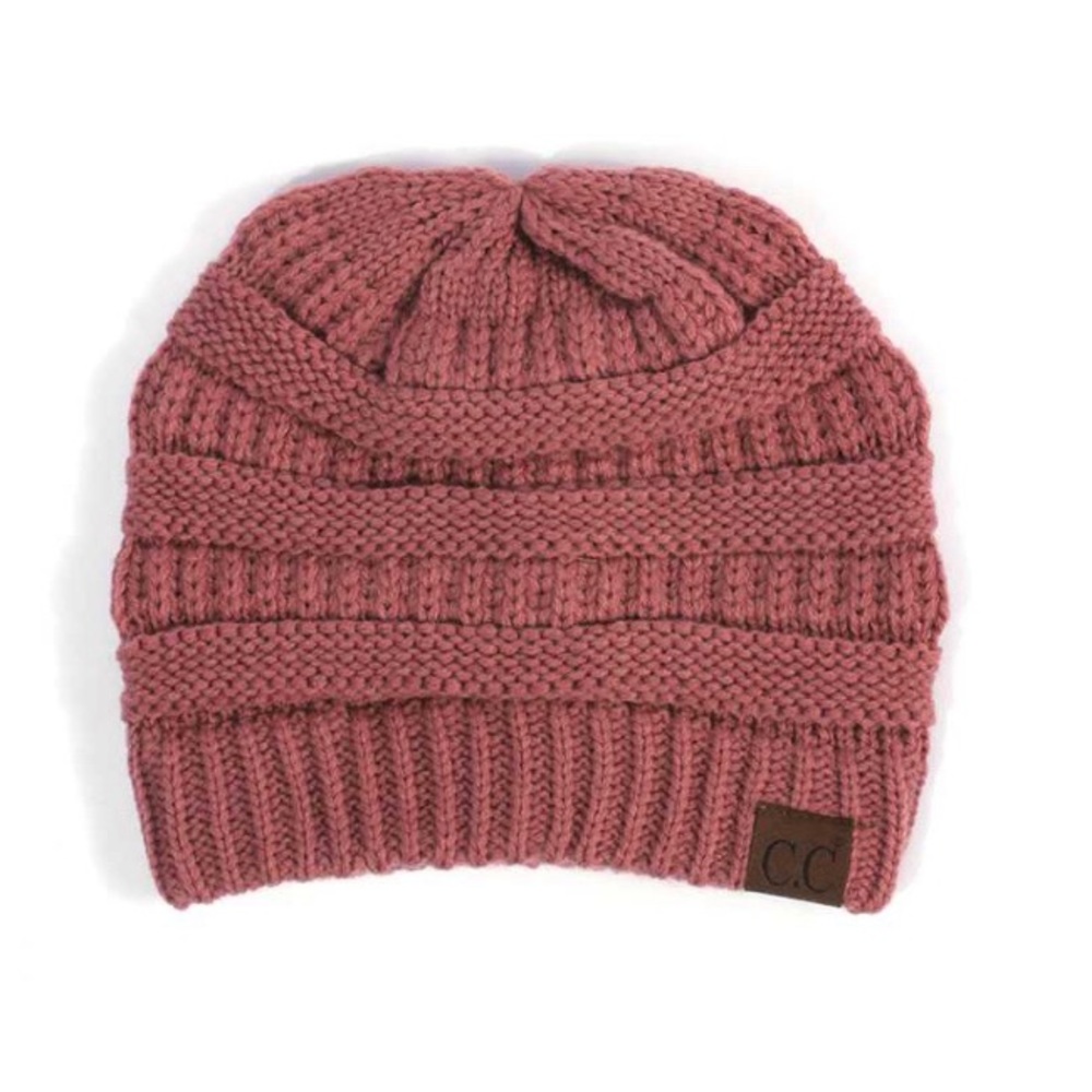 C  C  Slouchy Thick Warm Knit Beanie